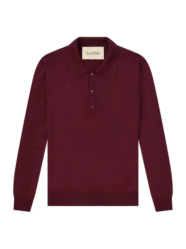 Valentino Garavani Virgin Wool Polo Shirt - Men
