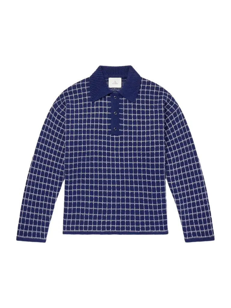 The Elder Statesman Dume Checked Cashmere and Silk-Blend Polo Shirt - Men