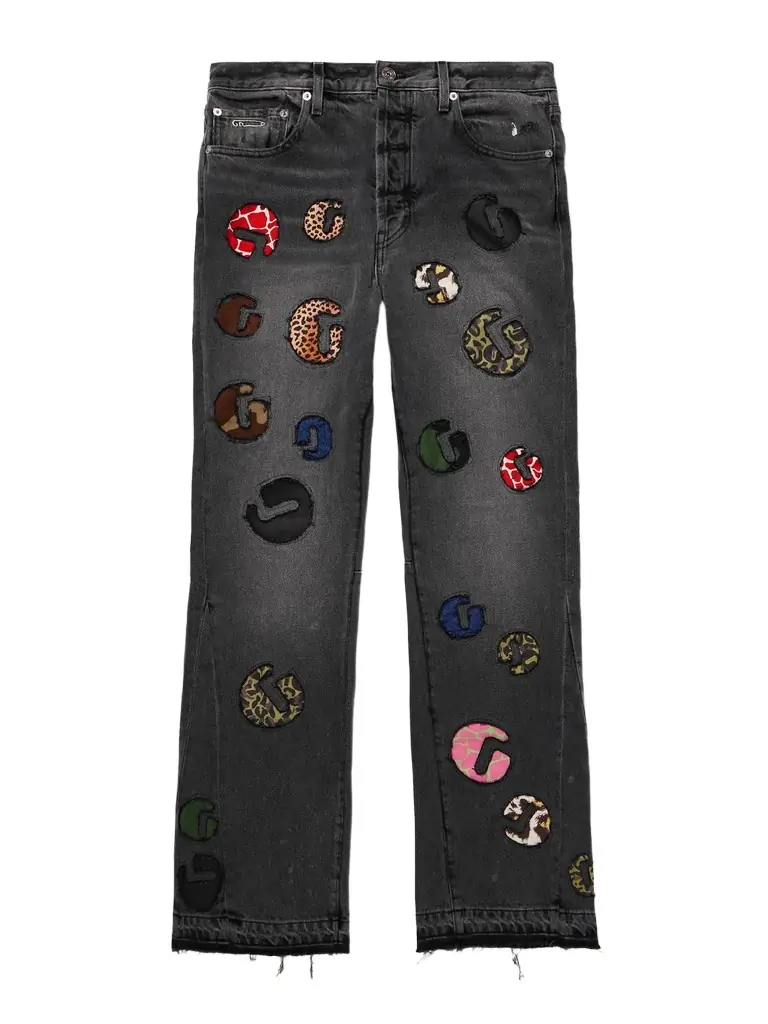Gallery Dept. G-Time Flared Distressed Logo-Appliquéd Jeans - Men - Men's Clothing
