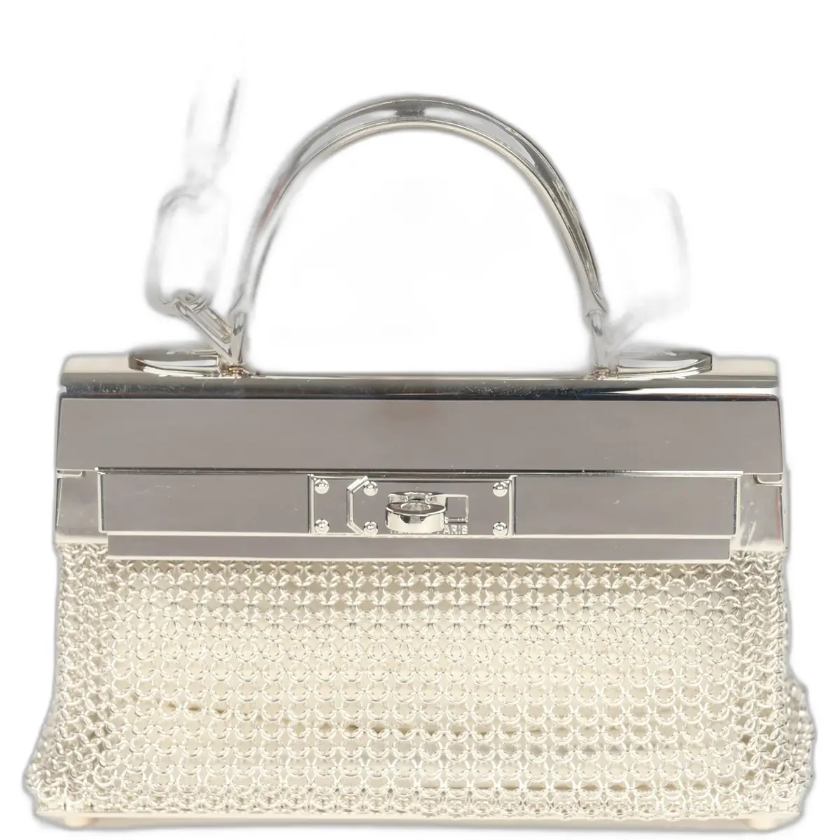 hermes Hermes Kellymorphose Kelly Sac Bijou Chaine Sterling Silver Hardware