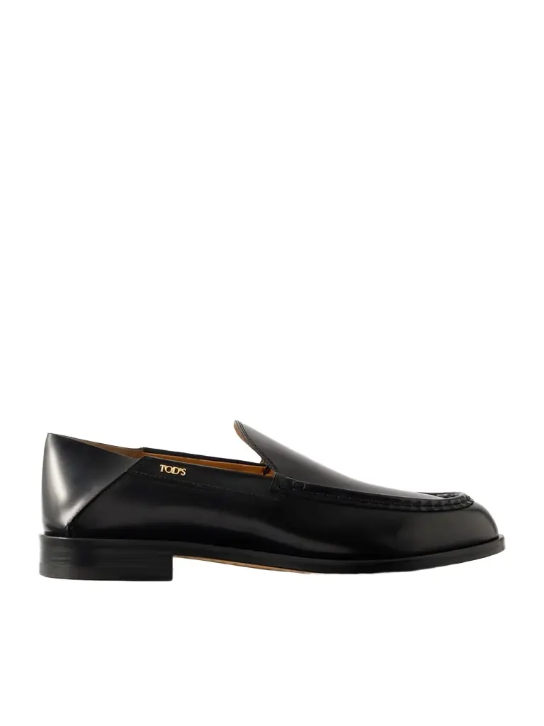 Tod's Matte Leather Loafers