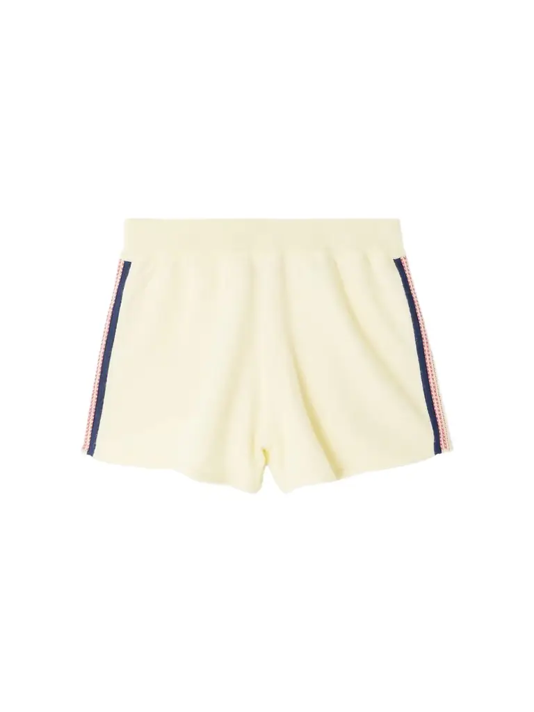 Guest In Residence Runner Striped Cotton And Cashmere-blend Shorts
