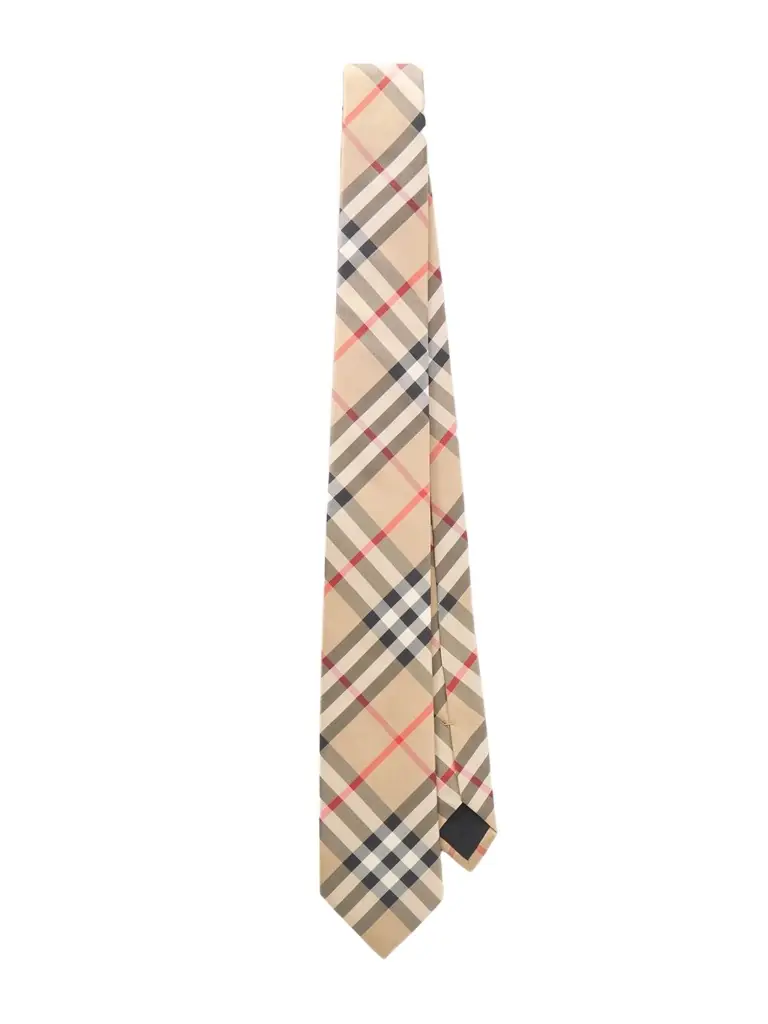 Burberry Archive Checked Silk-Twill Tie - Men