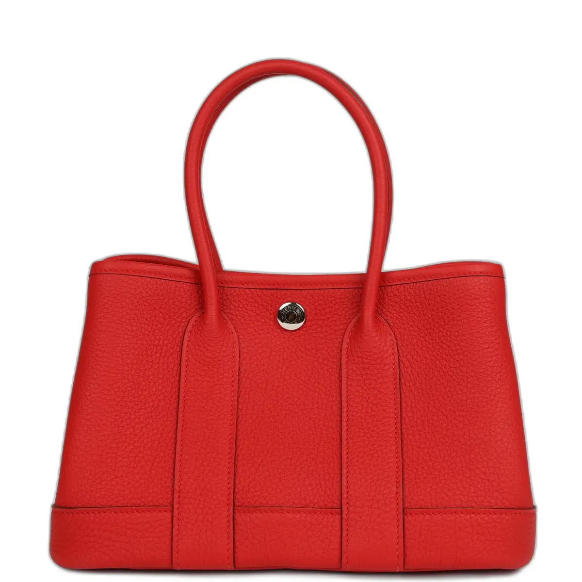 hermes Hermes Garden Party Neo 23 Rouge De Coeur Togo Palladium Hardware
