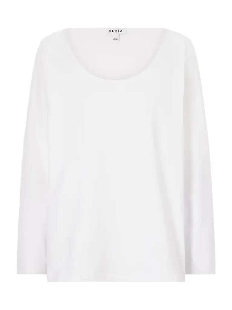 Alaïa Cotton-jersey T-shirt