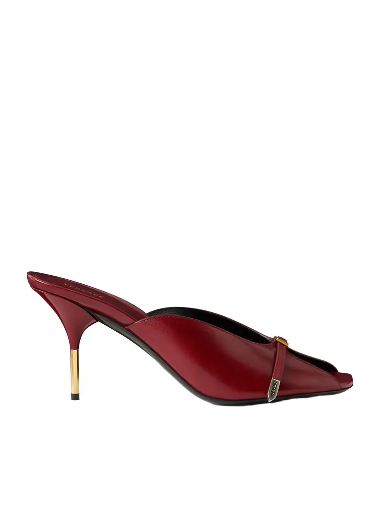 Versace Nyx 80mm Leather Mules - Women's Shoes