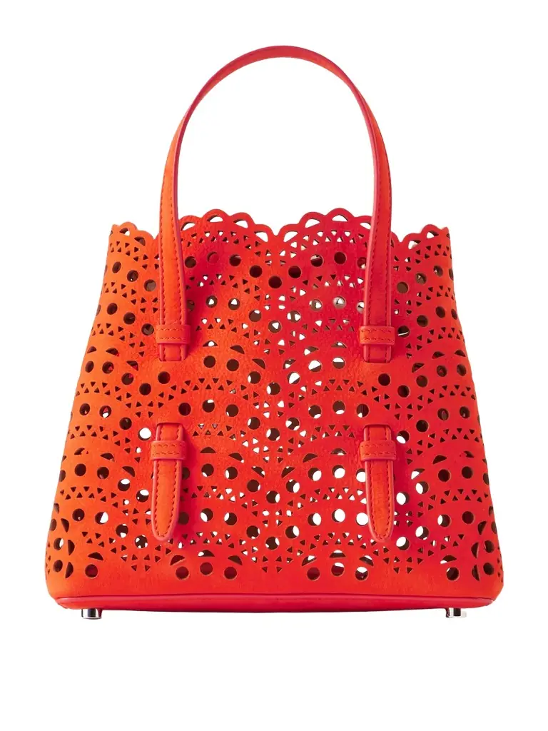 Alaïa Mina 20 Laser-cut Leather Tote