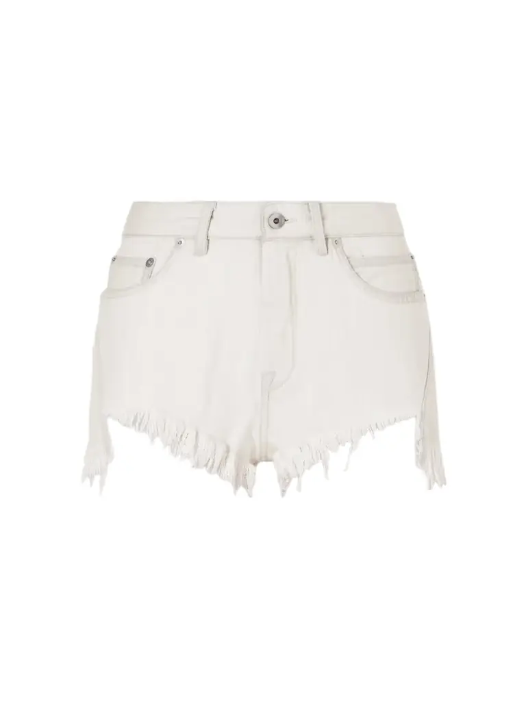 Rick Owens Frayed Denim Shorts