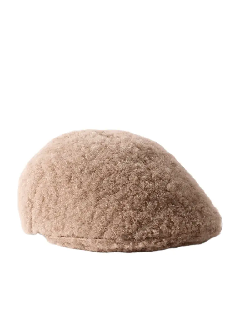 Brunello Cucinelli Shearling Flat Cap