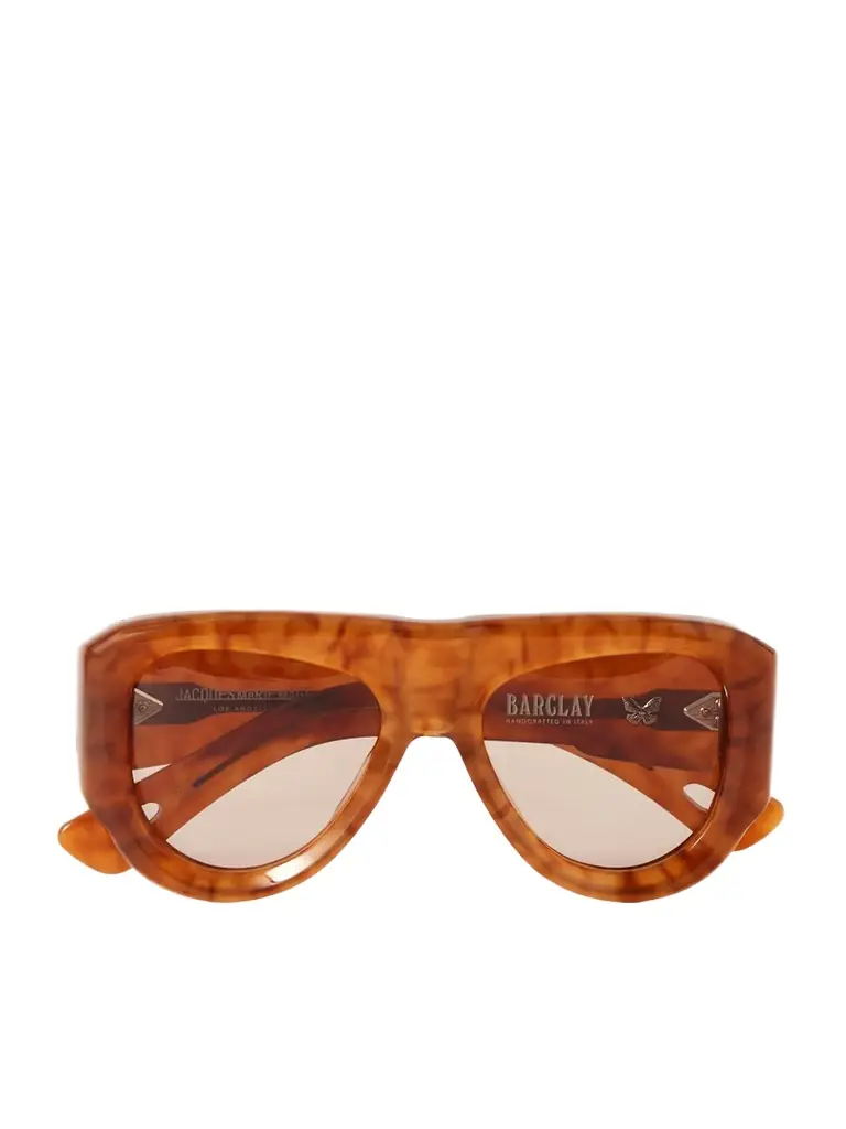Jacques Marie Mage Barclay D-frame Tortoiseshell Acetate Sunglasses