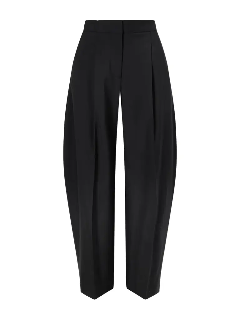 Alaïa Pleated Wool-blend Gabardine Tapered Pants