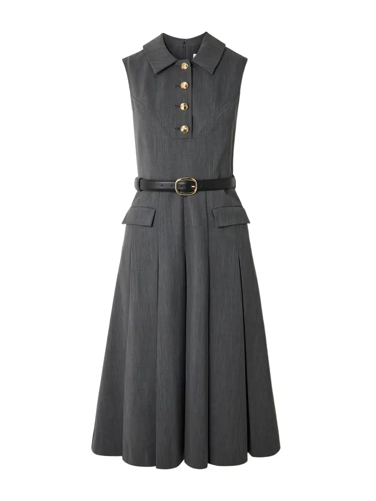 self portrait leather dress Self-Portrait | Dresses | Selfportrait Dress With Lace Mesh And Leather Collar