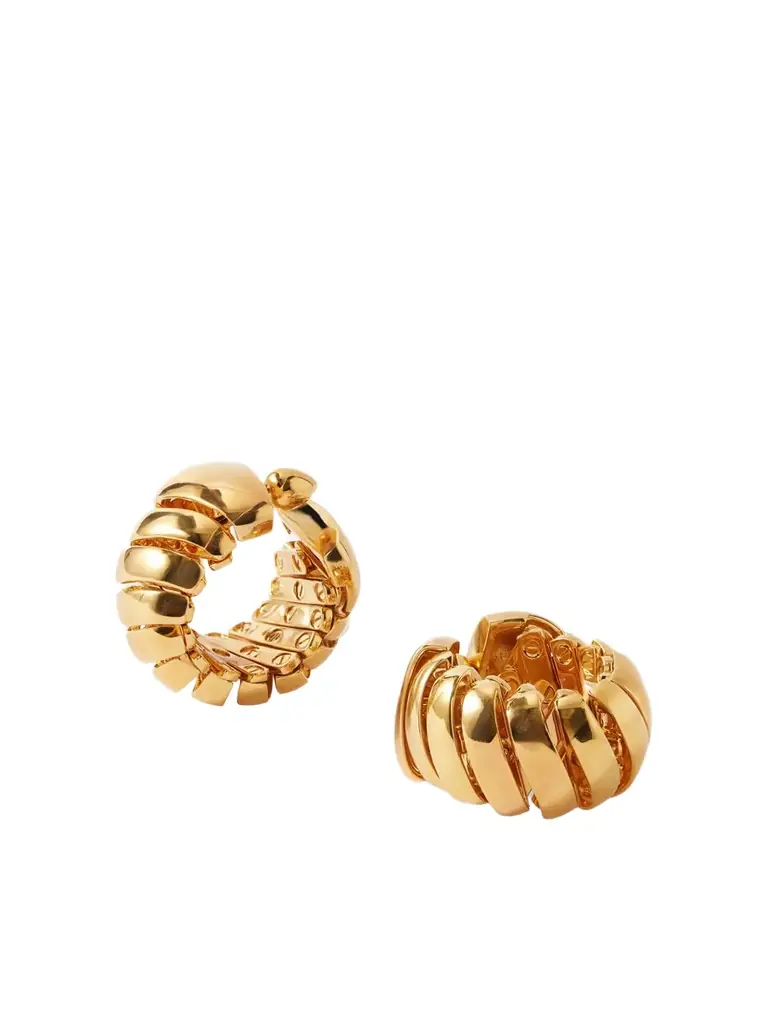Alaïa tone Hoop Earrings