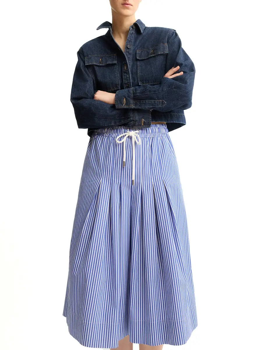 ARLO MOTT Henry Denim Short Shirt Jacket