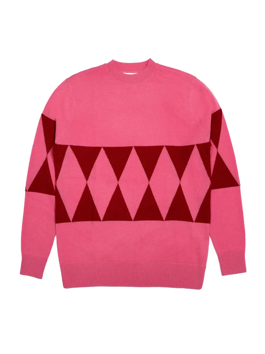 Leret Leret No. 74 Diamond Cashmere Sweater