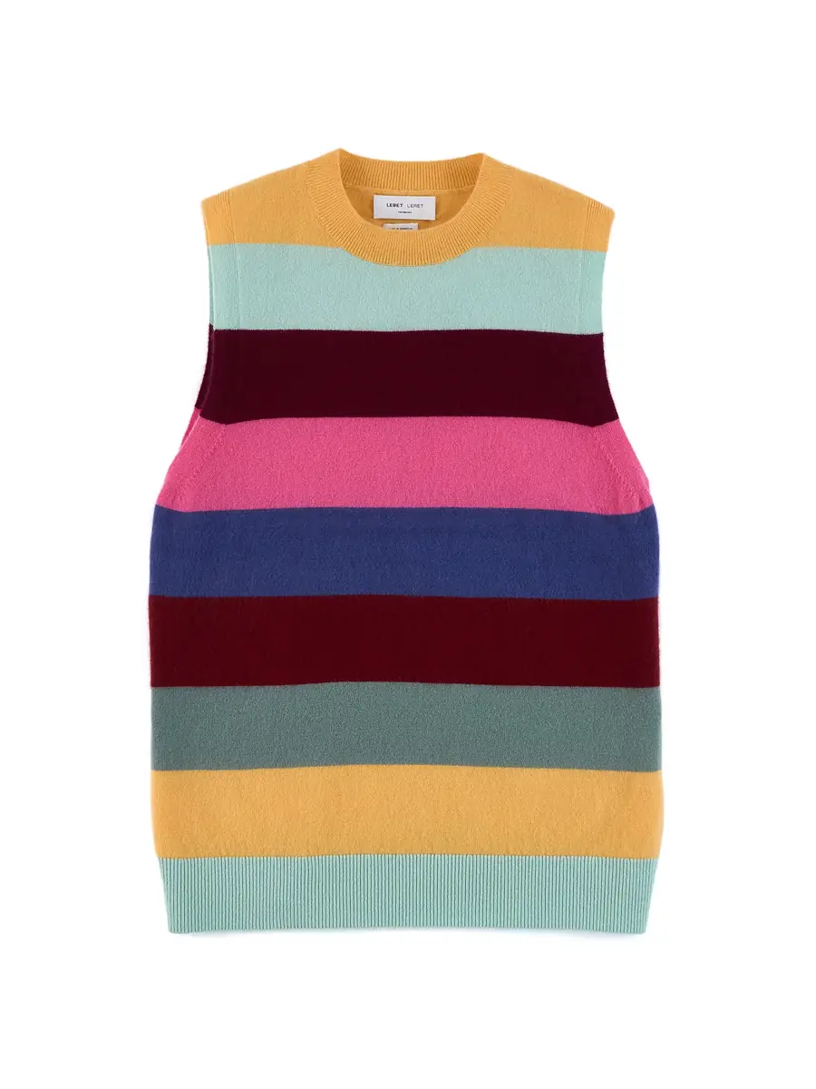 Leret Leret No. 87 Striped Cashmere Vest