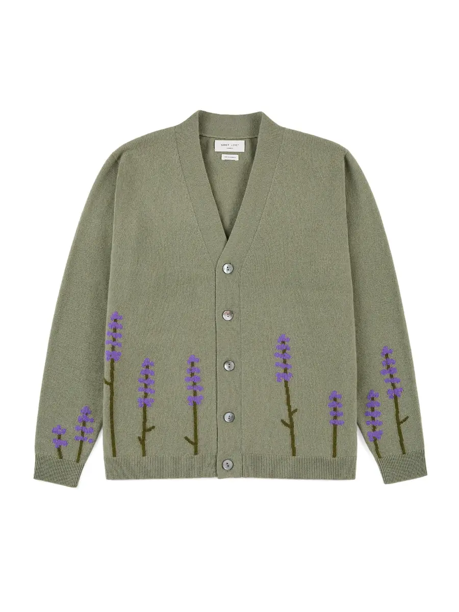 Leret Leret No. 88 Floral Cashmere Cardigan