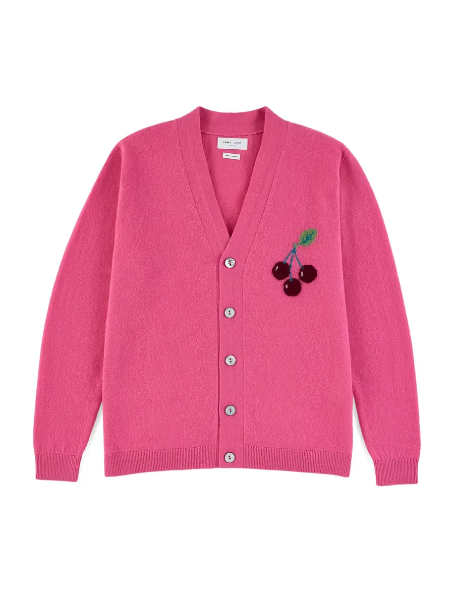 Leret Leret No. 89 Cherry Cashmere Cardigan