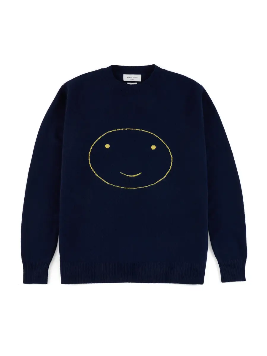 Leret Leret No. 91 Smiley Cashmere Sweater