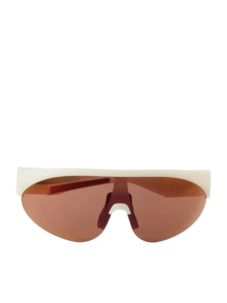 MONCLER EYEWEAR Round-frame Rubber Sunglasses