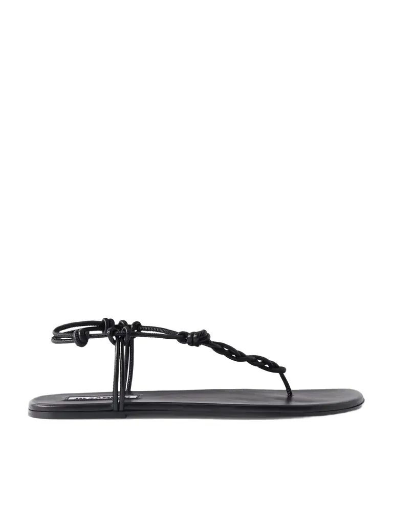 Jil Sander Braided Leather Sandals