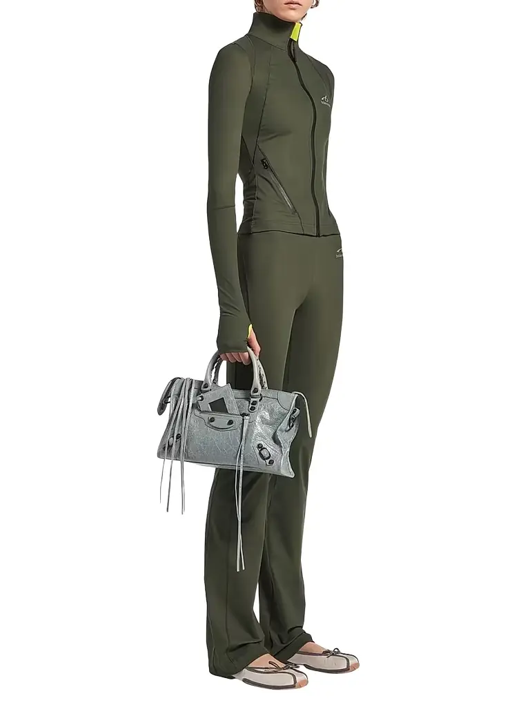 Balenciaga Women's Le City Top Handle Bag - Blue Grey