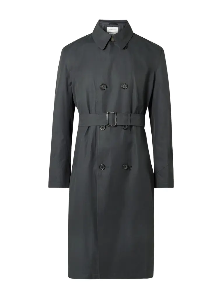 Oliver Spencer Albers Belted Woven Trench Coat - Men
