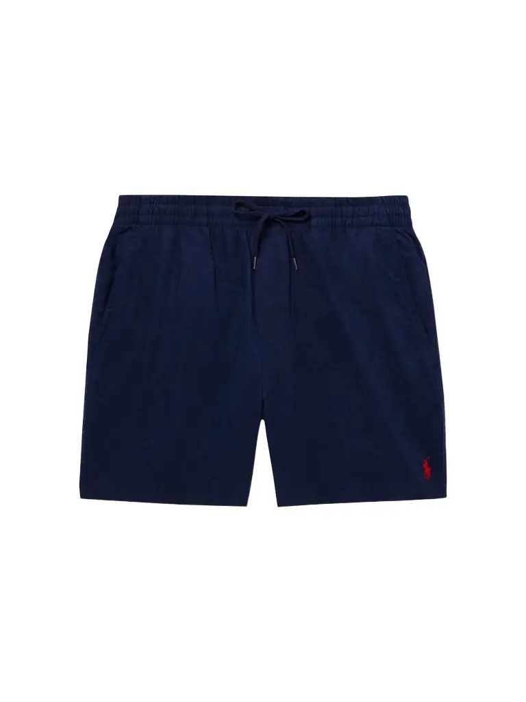 Polo Ralph Lauren Prepster Straight-Leg Logo-Embroidered Linen Drawstring Shorts - Men