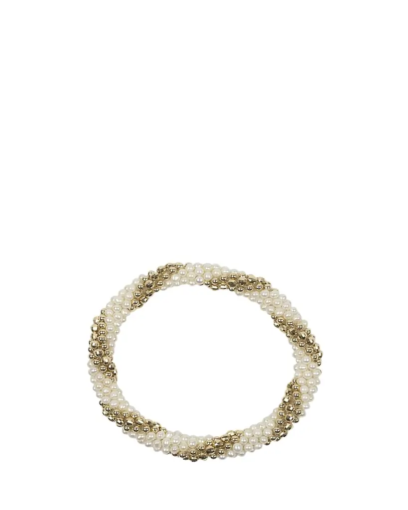 Meredith Frederick Audrey 14k Gold and Pearl Bracelet