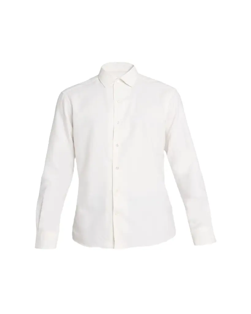 ZEGNA Men's Cashco Cashmere and Cotton Classic-Fit Sport Shirt