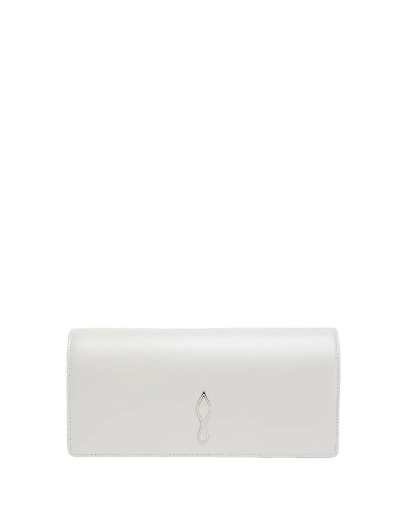 Christian Louboutin Bettina Clutch Bag in Pearly Leather - Women's Bags