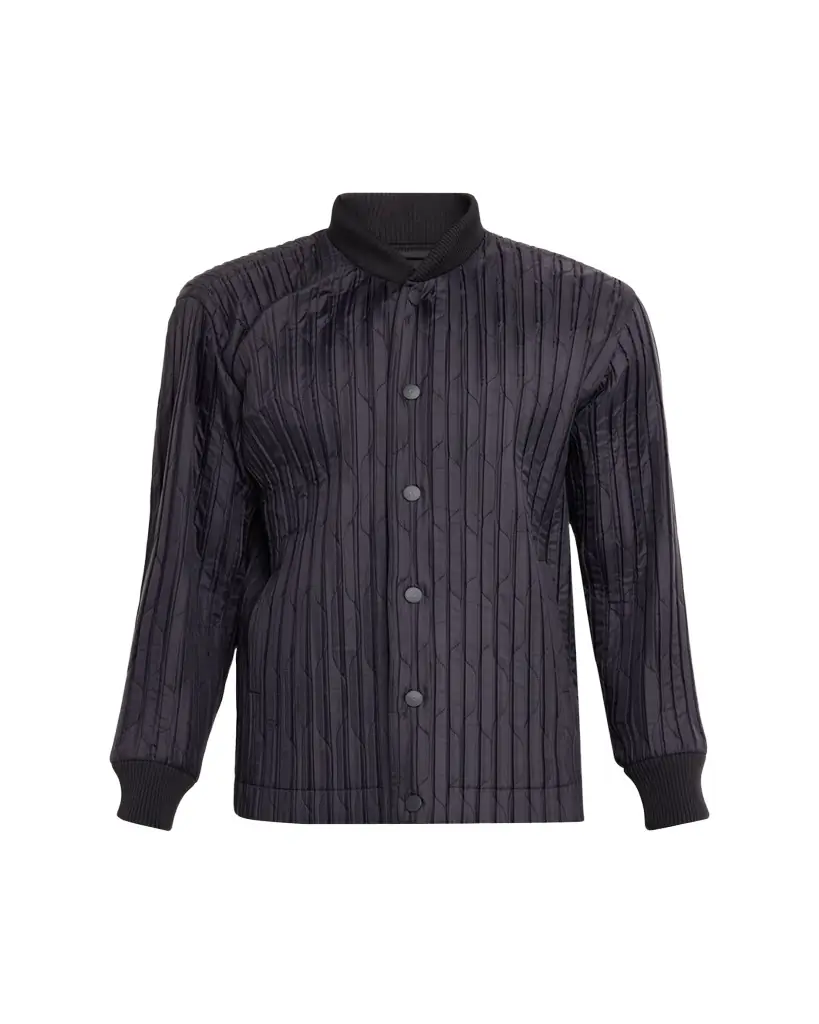 Homme Plisse Issey Miyake Men's Padded Pleats Bomber Jacket