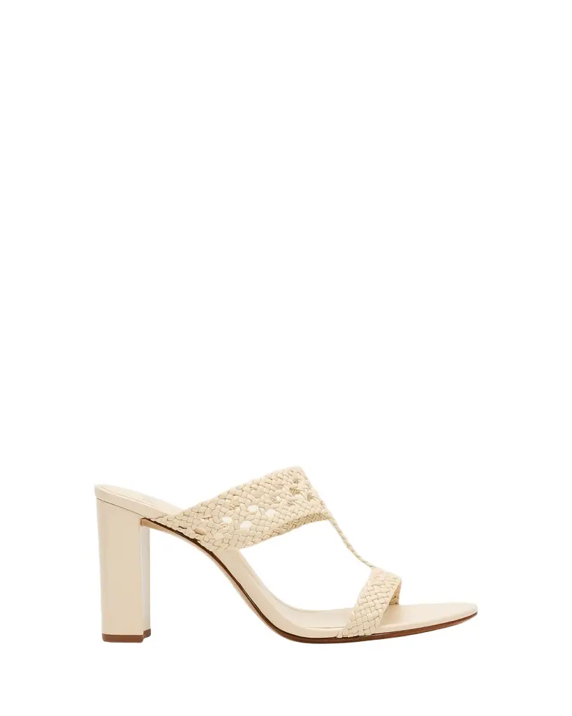 Alexandre Birman 90mm Braided Leather Block-Heel Sandals