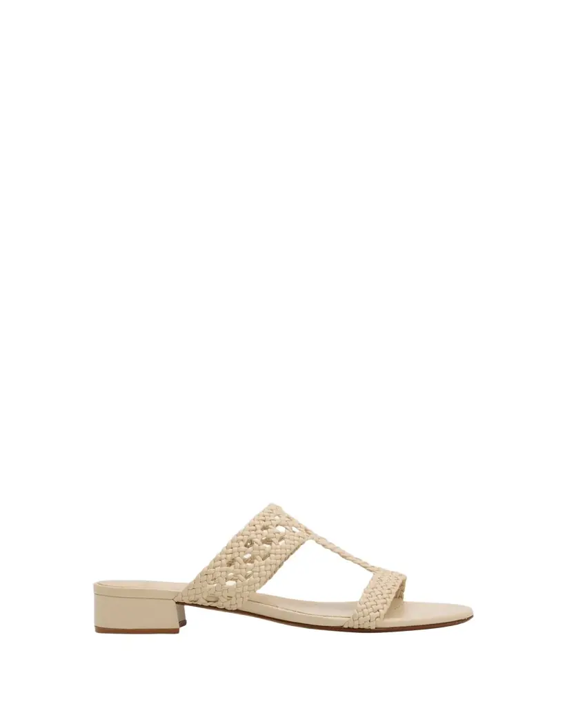 Alexandre Birman 30mm Braided Leather Block-Heel Sandals