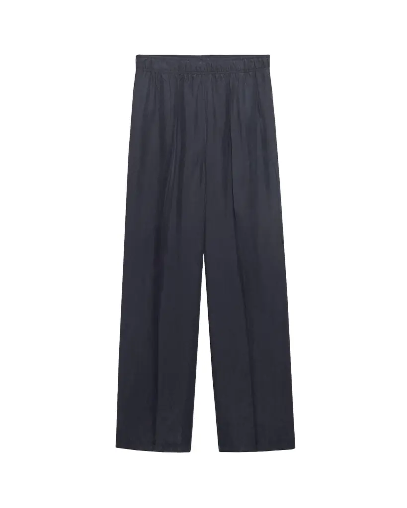 Prada Silk Straight-Leg Pull-On Pants