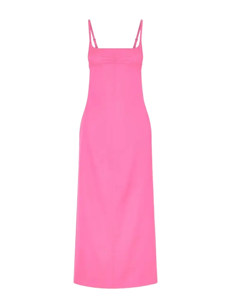 The Attico Satin Midi Dress