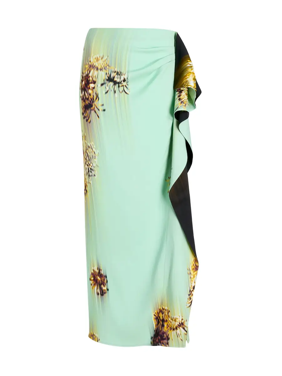 Proenza Schouler Cella Matte Double Crepe Maxi Skirt