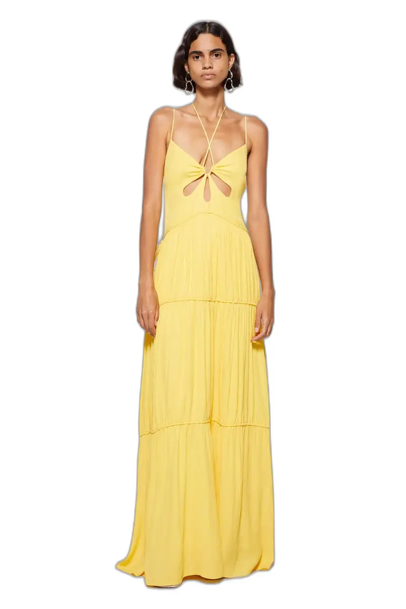 Simkhai Lina Teardrop Maxi Dress