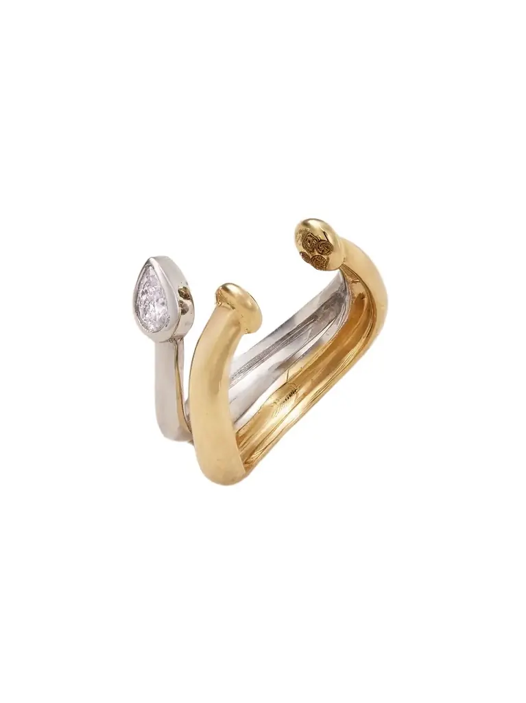 L’Atelier Nawbar Boa 18-karat Gold Diamond Earring