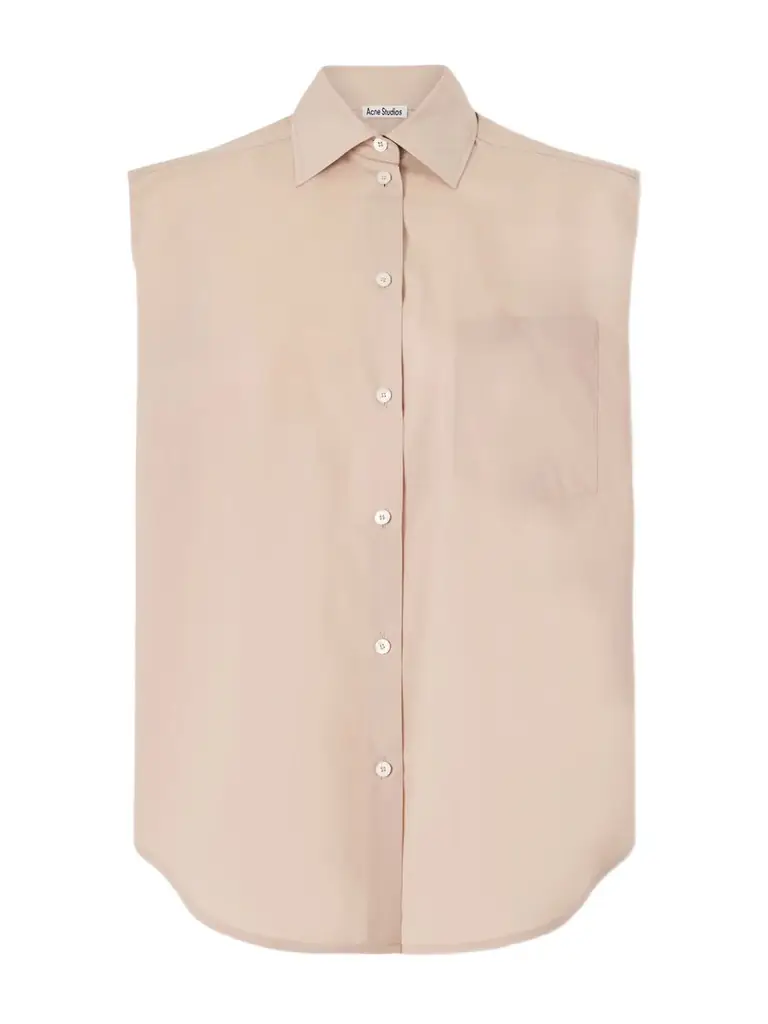 Acne Studios Cotton And Silk Blend Blouse