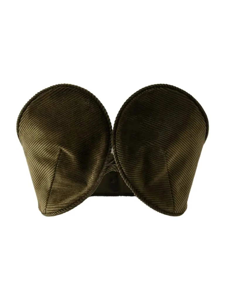 Jean Paul Gaultier Cotton-corduroy Bandeau Top