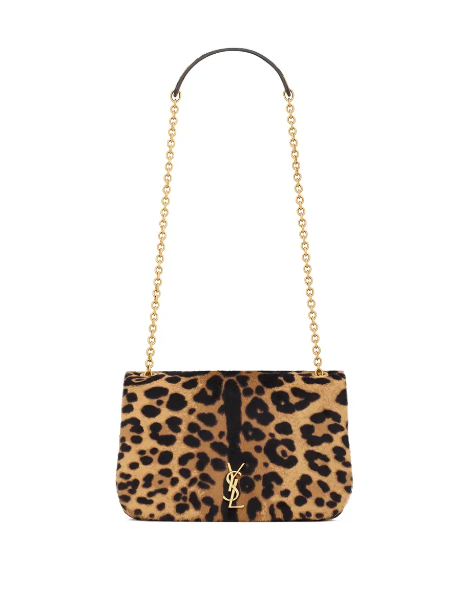 Saint Laurent Leopard Pony Hair Jamie 4.3 Mini Shoulder Bag
