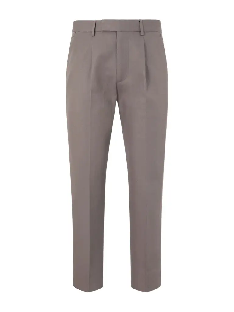 Zegna Pleated Cotton and Linen-Blend Trousers - Men