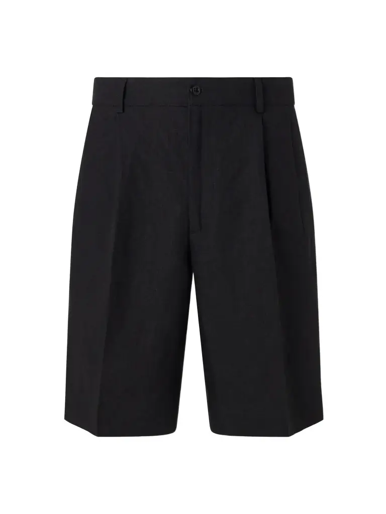 Rubinacci Straight-Leg Pleated Linen Shorts - Men