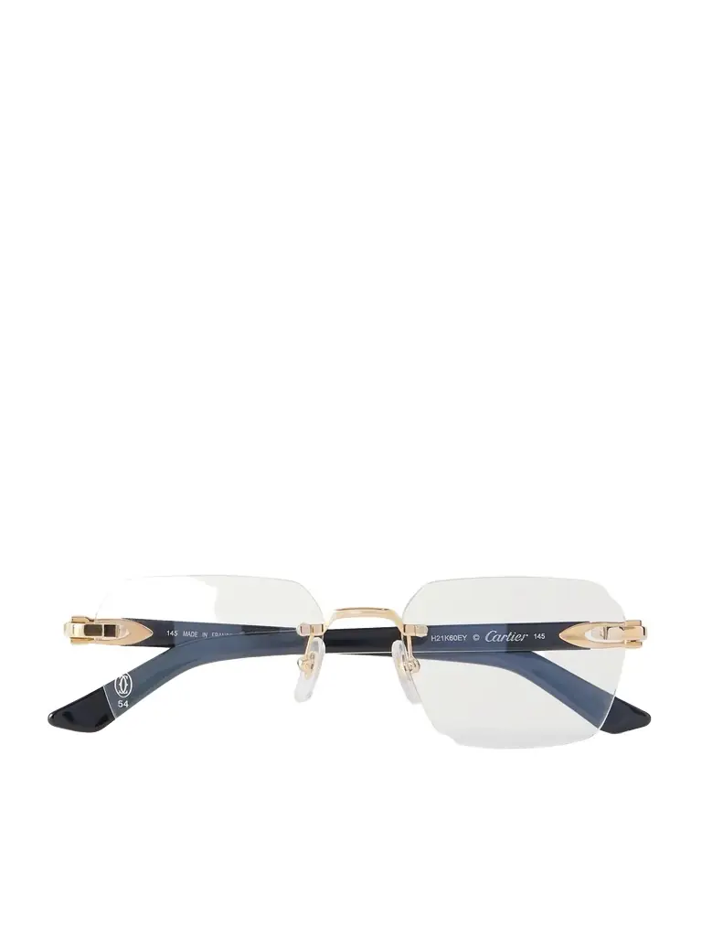 Cartier Eyewear Signature C Acetate and Gold-Tone Glasses - Men