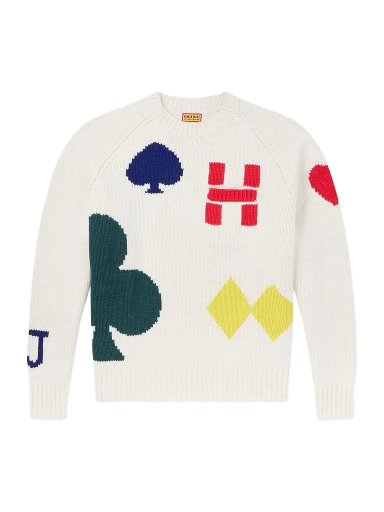 Human Made Intarsia Wool-Blend Sweater - Men