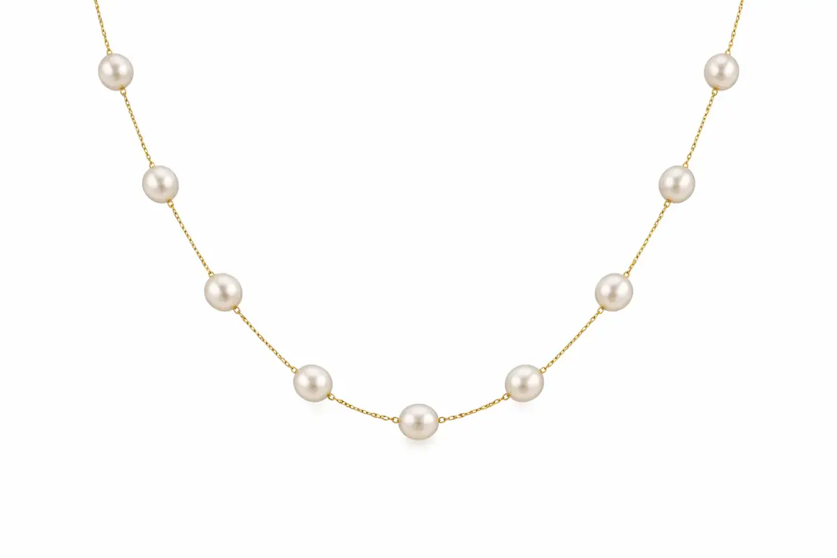 Wish Fine Jewelry Pearls 14K Gold Necklace