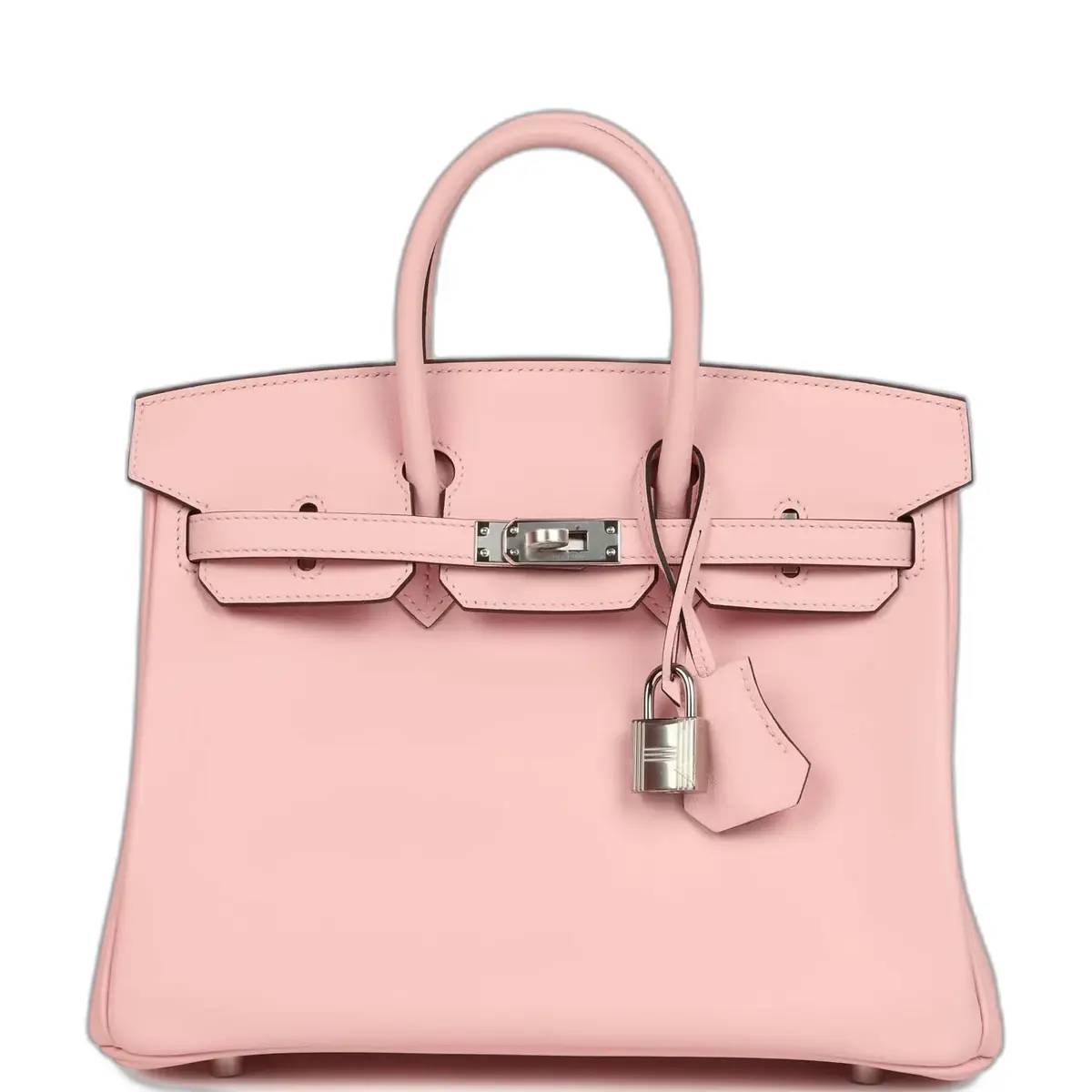 hermes Hermes Birkin 25 Rose Sakura Swift Palladium Hardware