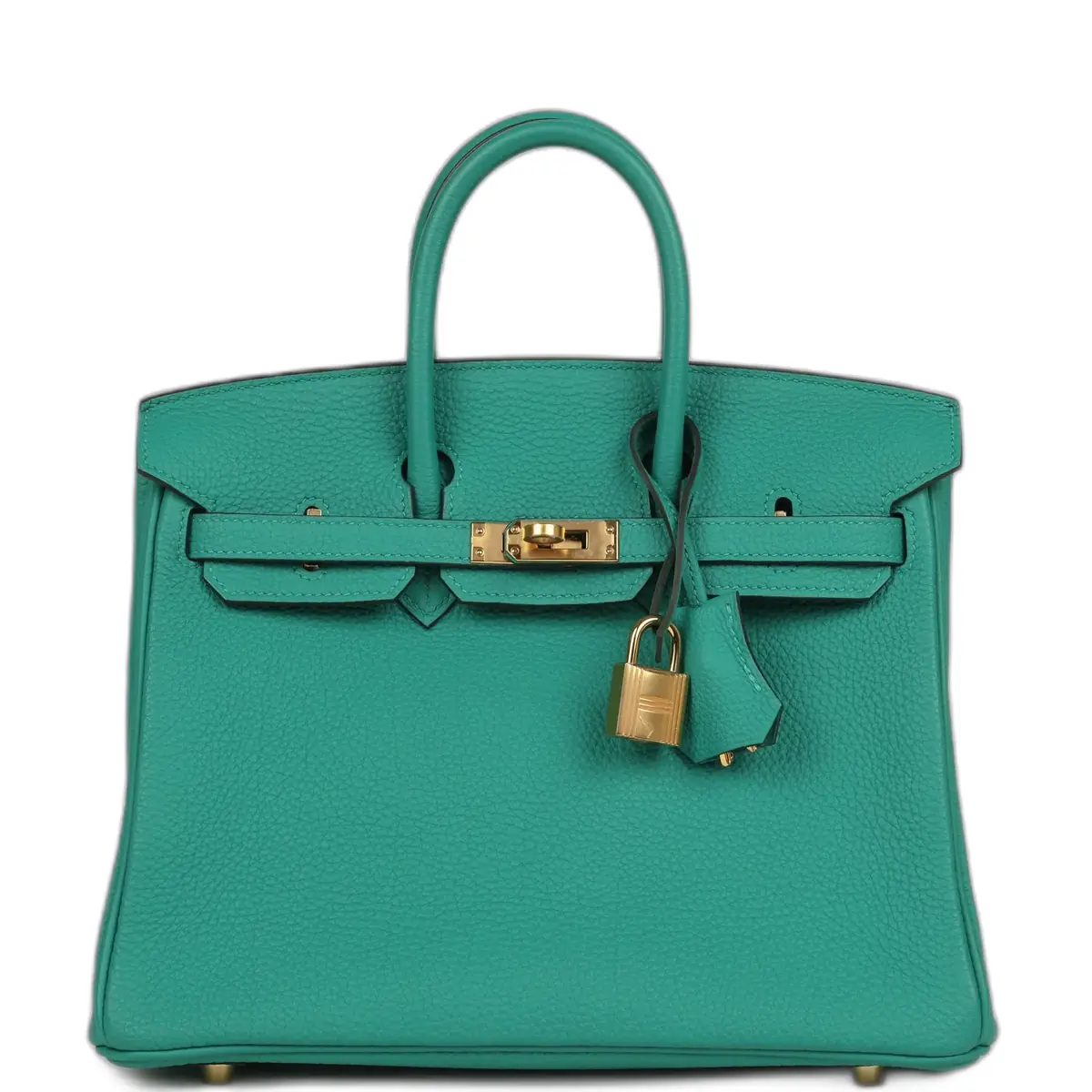 hermes Hermes Birkin 25 Vert Verone Togo Gold Hardware