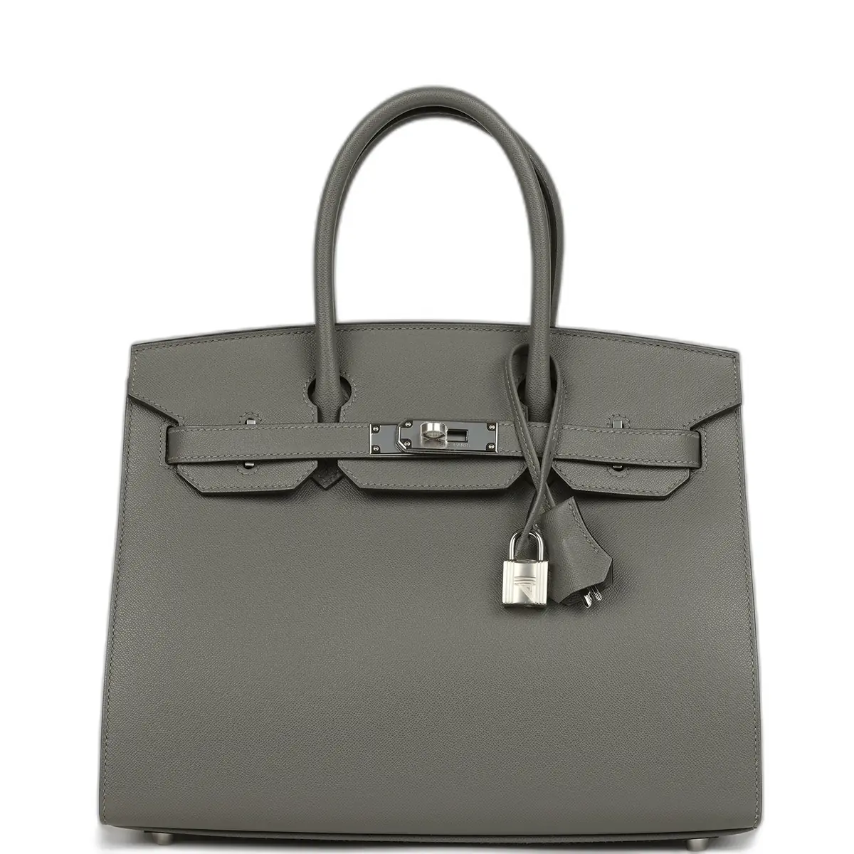 hermes Hermes Birkin Sellier 30 Gris Meyer Madame Palladium Hardware